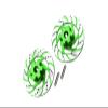 GPM For Traxxas Unlimited Desert Racer 4X4 (#85076-4) Upgrade Parts Aluminum +3mm Hex With Brake Disk With Silver Lining - 1Pr Set Green view 1