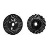 GPM For Traxxas X Maxx 4X4 Upgrade Parts Aluminum Rear Wheel Hex Claw +3mm With Brake Disk - 2Pcs Black view 1