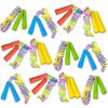 ArtCreativity 7.5ft Rainbow Jump Rope Set - 12 Pack - Vibrant Jumping Ropes for Kids - Durable Nylon Skipping Ropes - Great Birthday Party Favors, Goodie Bag Fillers, Gift Idea for Boys and Girls view 1