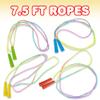ArtCreativity 7.5ft Rainbow Jump Rope Set - 12 Pack - Vibrant Jumping Ropes for Kids - Durable Nylon Skipping Ropes - Great Birthday Party Favors, Goodie Bag Fillers, Gift Idea for Boys and Girls view 3