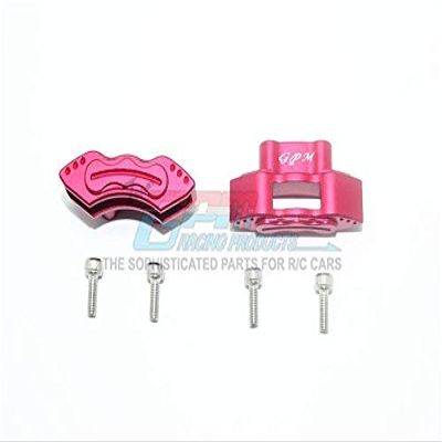 Aluminum Front Or Rear Brake Caliper For LOSI 1:6 4WD Super Baja Rey LOS05013 / Super Baja Rey 2.0 LOS05021 Upgrades - Red