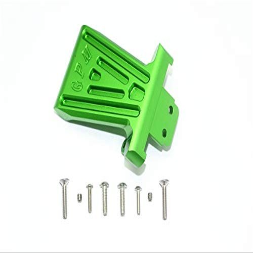 GPM For Losi 1/6 Super Baja Rey 4X4 Desert Truck Upgrade Parts Aluminum Front Bumper Mount - 1Pc Set Green