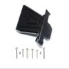 GPM For Losi 1/6 Super Baja Rey 4X4 Desert Truck Upgrade Parts Aluminum Front Bumper Mount - 1Pc Set Black view 1