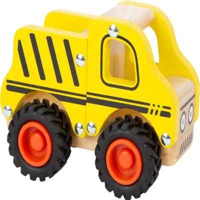 small foot wooden toys Wooden Construction Truck Designed for Children 18+ Months, Multi (11096)