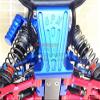 GPM For Losi 1/6 Super Baja Rey 4X4 Desert Truck Upgrade Parts Aluminum Front Bumper Mount - 1Pc Set Red view 2