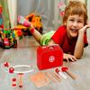 Small Foot Wooden Toys Doctor's Kit Play Set incl. Syringe, Stethoscope, Thermometer and Much More Designed for Children Ages 3+ Years view 3