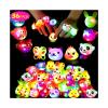 Mikulala 36 Pack Light Up Rings Glow in The Dark Party Supplies, Light up Party Favors, Goodie Bag Stuffers, Birthday Valentines Party Favors Classroom Prizes Cute Animal Treasure Box for Kids view 1
