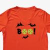 Boo! Halloween Pickleball Ladies T-Shirt view 4
