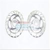 Aluminum Brake Disk With Silver Lining For LOSI 1:6 4WD Super Baja Rey LOS05013 / Super Baja Rey 2.0 LOS05021 Upgrades - Gray Silver view 1