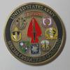 Sine Pari Army Special Operations Command Airborne Military Large Colorized Challenge Art Coin view 1