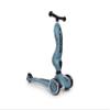 Scoot & Ride 2-in-1 Ride-On & Stand Kids Scooter, Ages 1 to 5, Highwaykick 1, Steel view 2