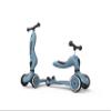 Scoot & Ride 2-in-1 Ride-On & Stand Kids Scooter, Ages 1 to 5, Highwaykick 1, Steel view 3