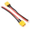 Aiyoyo XT60 Male Female Connector with 10cm 16AWG Silicon Wire Charge Lead Cable for RC Lipo Battery FPV Drone ESC 1Pair view 1