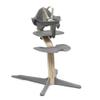 Stokke Nomi High Chair, Grey/Natural - Inspires Active Sitting - Tool-Free, Seamless Adjustability - Includes Baby Set with Removable Harness for Children 6-24 Months view 1