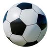 4 PIECES WHITE COLOR SOCCER BALL Inflatable Blowup 16 Inch Toy BALLS view 1