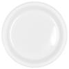 amscan Plastic Block Color Plastic Plates (Pack of 20) (One Size) (Frosty White) view 1