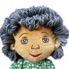 GrandmaS2Share Recordable Grandma Dolls (Nana) - Soft Plush Grandma Doll to Share with Your Loved Ones. Record Grandma's Voice for Replay. 5 Different Recordable Message Dolls view 3