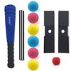Aoneky Mini Foam Tball Set for Toddlers - Carry Bag Included - Best Baseball T Ball Toys for Kids Age 1 Years Old (Blue) view 2