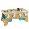 KidKraft Building Bricks Play N Store Wooden Table, Children's Toy Storage with Bins, 200+ Building Blocks Included, Natural, Gift for Ages 3+ view 1