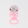 AMORESCREATIONS - Decorated Baby Shower Party Favors - Baby Rattle with Sticker and Bow TIE Ribbon - Party FAVORS/12 Pieces PER Pack (Baby Girl) view 3
