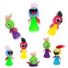 PROLOSO 40 Pcs Jumping Toys Popper Spring Launchers Bouncy Ball Hair Man view 2
