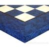 16.5 Inch Blue Erable and Elm Wood Luxury Chess Board view 3