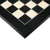 21.7 Inch Gloss Black Anegre and Maple Deluxe Chess Board view 3