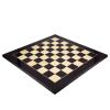 23.6 Inch Gloss Black Anegre and Maple Deluxe Chess Board view 1