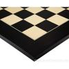 23.6 Inch Gloss Black Anegre and Maple Deluxe Chess Board view 3