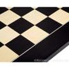 23.6 Inch Gloss Black Anegre and Maple Deluxe Chess Board view 4