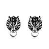 New 2PCS Cloud Wolf Earring Earnail Silver ear stud Cosplay Earrings Prop Gifts view 1