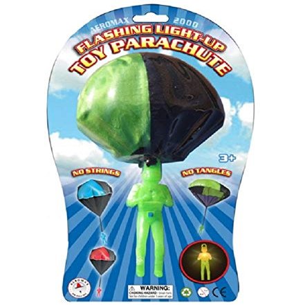 Costume SuperCenter 11 Flashing Light-Up Tangle Free Toy Parachute
