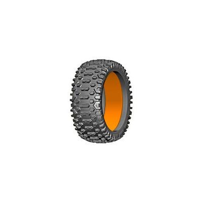 GRP GW91-P3 1:6 BU-Big - Cross - P3 Medium - 183mm Donut Tire w/Insert - (2)
