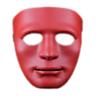 Ewindy Halloween Party Mask Gentleman Street Dance Party Mask Cosplay Ghost Dance Horror Christmas Mask (Red, As description) view 1