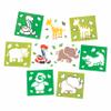 Baker Ross AR941 Jungle Animal Stencils - Pack of 6, Great for Toddlers and Kids Painting Activities view 1