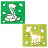 Baker Ross AR941 Jungle Animal Stencils - Pack of 6, Great for Toddlers and Kids Painting Activities view 3