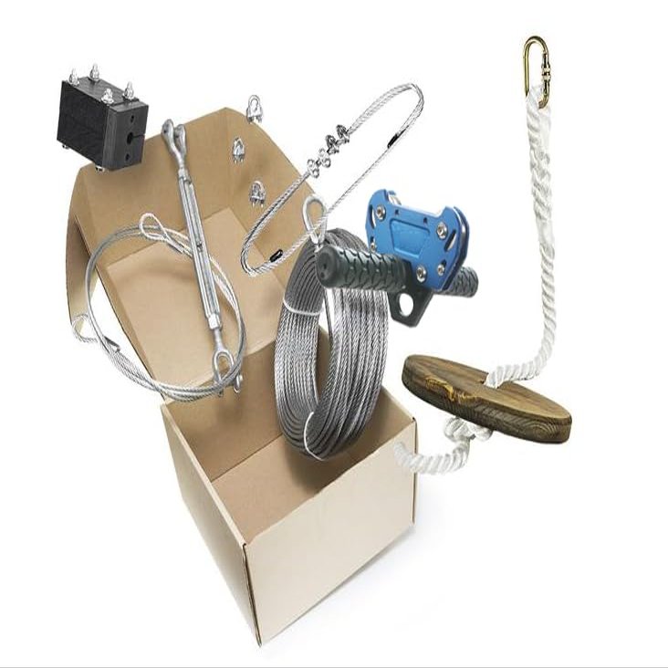 100' Chetco Zip Line Kit w/Seat & Carabiner