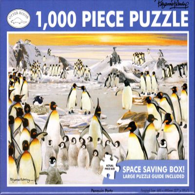Otter House 1000 Piece Puzzle - Penguin Party by Pollyanna Pickering