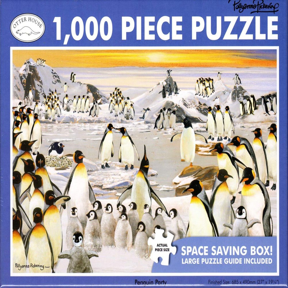 Otter House 1000 Piece Puzzle - Penguin Party by Pollyanna Pickering