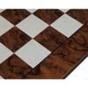 23.6 inch Dark Walnut Burl Luxury Italian Chess Board view 3