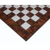 23.6 inch Dark Walnut Burl Luxury Italian Chess Board view 4