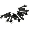 4Pcs Aluminum Front & Rear Suspension Shock Mount Lift Set for 1/10 RC Axial SCX10 (Black) view 2