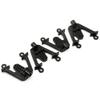 4Pcs Aluminum Front & Rear Suspension Shock Mount Lift Set for 1/10 RC Axial SCX10 (Black) view 3
