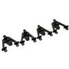 4Pcs Aluminum Front & Rear Suspension Shock Mount Lift Set for 1/10 RC Axial SCX10 (Black) view 4