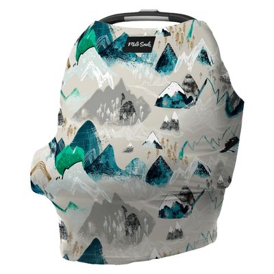 Milk Snob Original 5-in-1 Cover - Added Privacy for Breastfeeding, Baby Car Seat, Carrier, Stroller, High Chair, Shopping Cart, Lounger Canopy - Newborn Essentials, Nursing Top, Rocky Mountain
