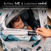 Milk Snob Original 5-in-1 Cover - Added Privacy for Breastfeeding, Baby Car Seat, Carrier, Stroller, High Chair, Shopping Cart, Lounger Canopy - Newborn Essentials, Nursing Top, Rocky Mountain view 3
