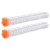 BOROLA 2Pcs Replacement Reload Clip 12-Round Refill Magazine Reload Clip Compatible for Nerf Rival Apollo XV-700 Rival Zeue XV-1200 (Clear) view 1