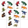 Playhouse Pack of Three Perforated Sticker Half-Sheets for Crafts, Trading & Collecting - Rainforest Frogs 1 Pack view 1