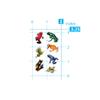 Playhouse Pack of Three Perforated Sticker Half-Sheets for Crafts, Trading & Collecting - Rainforest Frogs 1 Pack view 4