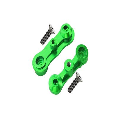 Aluminum Stabilizing Mount For Steering Assembly For LOSI 1:6 4WD Super Baja Rey LOS05013 / Super Baja Rey 2.0 LOS05021 Upgrades - Green